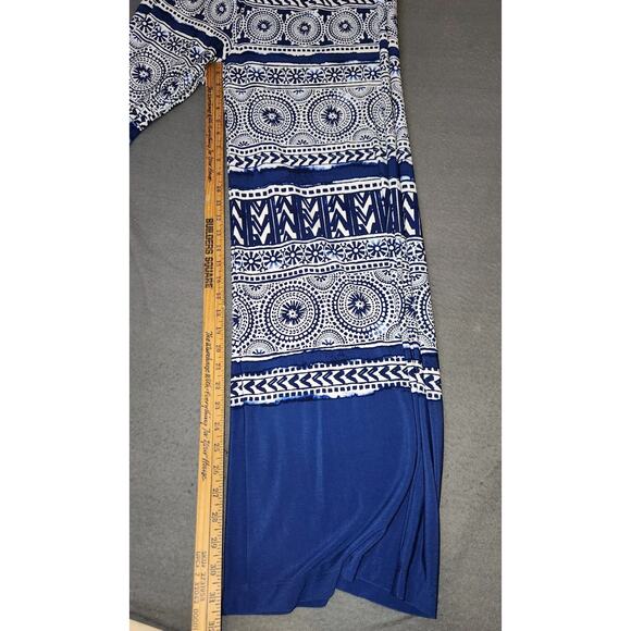 Chicos 3 Wide Leg Pull On Pants Palazzo Stretch Mulitcolor Multi-pattern XL NWT - Picture 3 of 11